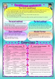 English Worksheet: Conditional sentences