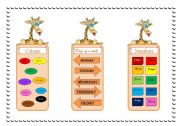 English Worksheet: giraffe bookmark