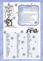 English Worksheet: NON-ACTION(STATIVE)VERBS  (REUPLOADED)