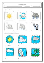 Weather Worksheet