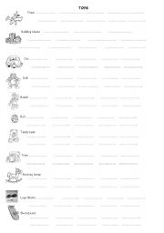 English Worksheet: TOYS