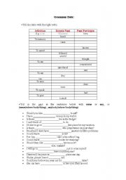 English worksheet: Verbs and Prepositions