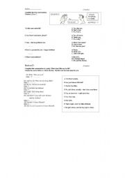 English worksheet: greetings