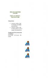 English Worksheet: grammar lesson- prepositions