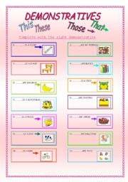 DEMONSTRATIVES