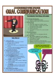 English Worksheet: Oral Communication