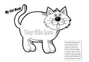 English Worksheet: My cat book 