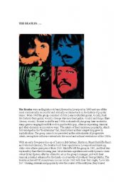 English Worksheet: THE BEATLES