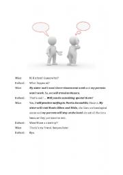 English Worksheet: Introduction for the topic Will (future tense)