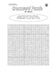 English worksheet: puzzle