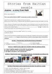 English Worksheet: Human Rights a story from Haitian people