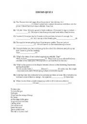 English Worksheet: Business Idioms