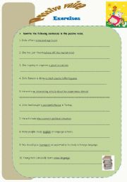 English Worksheet: Passive voice - exercises