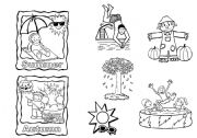 English Worksheet: The seasons (part 2)