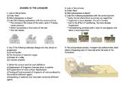 English Worksheet: Changes in the landscape