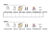 English Worksheet: Behaviour Card