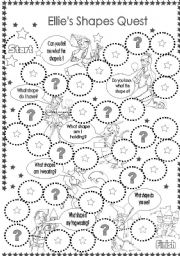English Worksheet: Ellies Shapes Quest (Game)