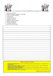 English Worksheet: How to write an essay!