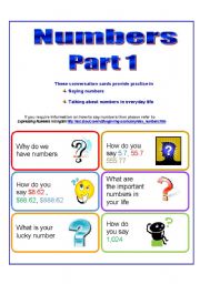 English Worksheet: Conversation Cards