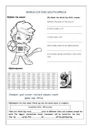 English Worksheet: worl cup