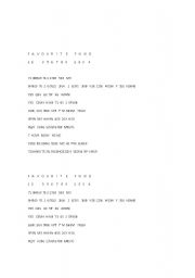 English Worksheet: game