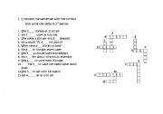 English Worksheet: Crossword Simple present