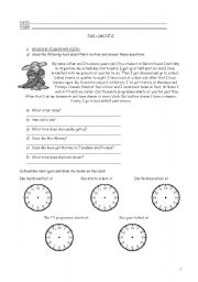 English Worksheet: present simple