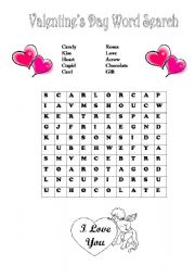 English worksheet: Word Search