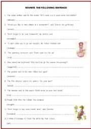 English Worksheet: Mixed grammar