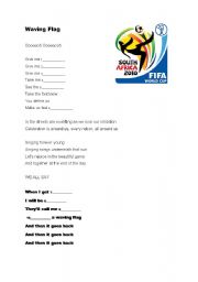 English Worksheet: World Cup South Africa 2010 Theme Song