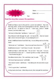 English Worksheet: reading+present perfect