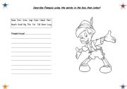 English worksheet: Describing 