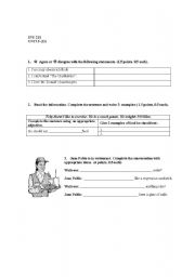 English Worksheet: restaurant_likes/dislikes