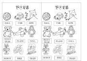 English Worksheet: Toys pictionary