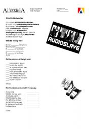 English Worksheet: Like a Stone - Audioslave