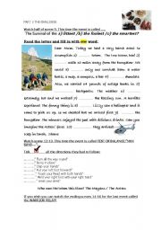 English worksheet: THE CHALLENGE DVD reality show