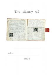 English Worksheet: The diary of