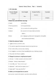 English worksheet: Test for 5th form Russian school