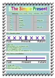 English Worksheet: Simple Present in Use