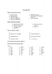 English worksheet: test basic english