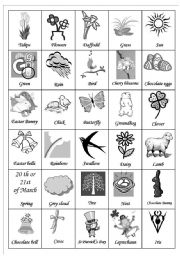 English Worksheet: Spring  pictionary