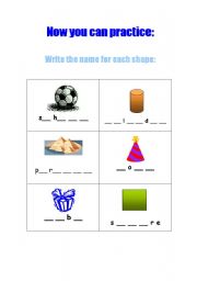 English Worksheet: SOLID FIGURES
