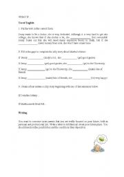 English worksheet: First Conditional Exercises