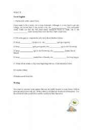 English Worksheet: First Conditional Exercises