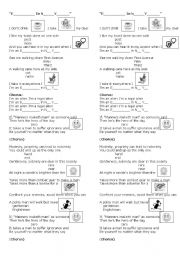 English Worksheet: Sting - Englishman in New York