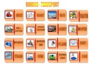 English Worksheet: DOMINO TRANSPORT