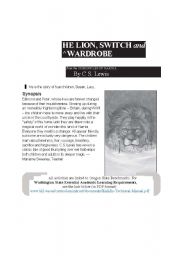 English Worksheet: Study Guide_The Chronicles of Narnia _Book1
