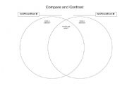 English Worksheet: Compare and Contrast Chart