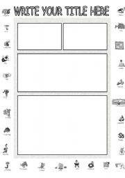 English worksheet: ALPHABET TEMPLATE