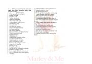 English worksheet: Marley & Me - Simple Past